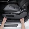 For Tesla Model Y Juniper Seat Both Side Anti-Kick Pad Sticker Soil-proof Mat Side Door Anti-scratch Leather Protective Stickers