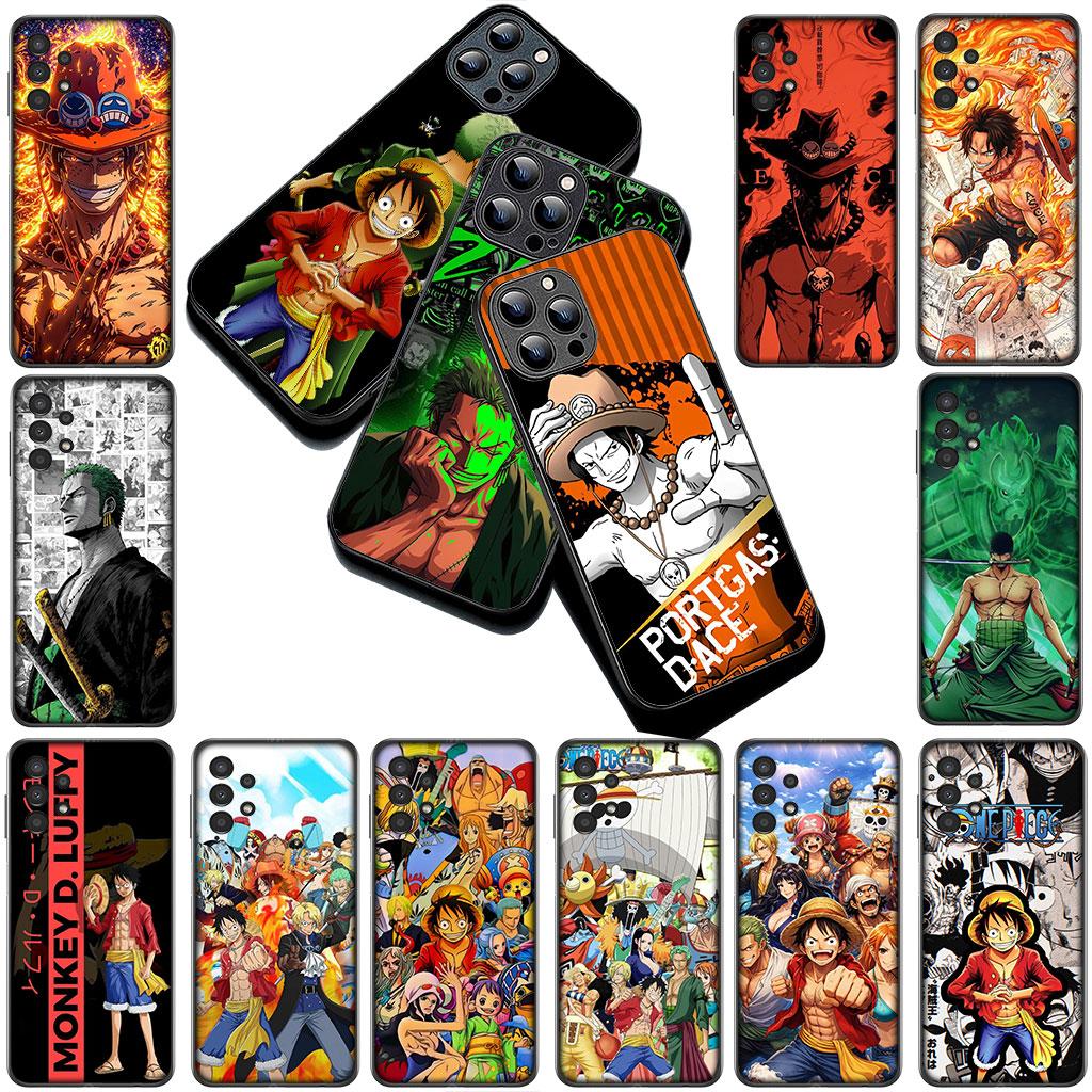Phone Cover for Motorola Moto G86 G57 E14 E15 G14 G34 G35 G84 G24 A54 G15 Power E22 Soft Case Ace One Pieces Luffy Roronoa Zoro
