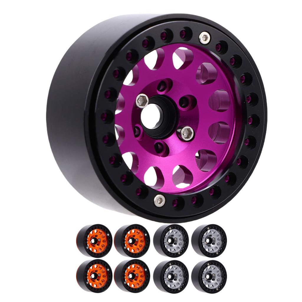 4pcs 1.9 Inch RC Wheel Hub RC Accessories Aluminum Alloy Wheel Hub for 1/10 RC Crawler Car