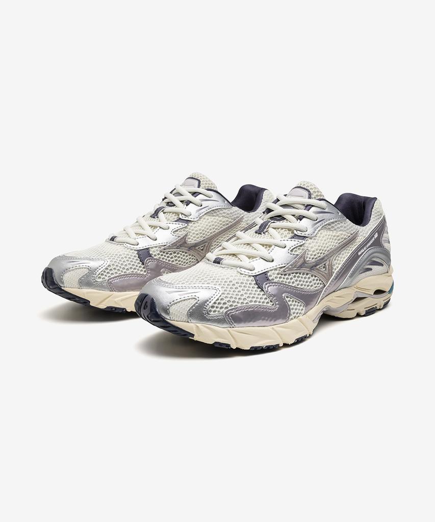 Mizuno (унисекс) Wave Rider 10 - Белоснежный:Сиреневый мрамор:Грейстоун / D1Ga243105