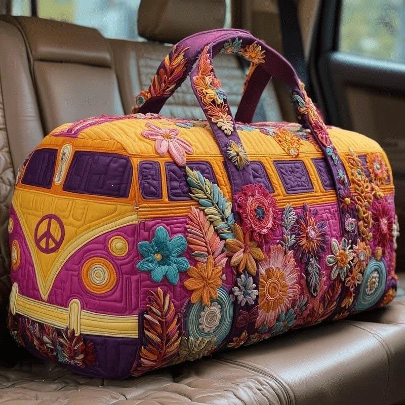 3D Ретро сумка-баул VW Bus для путешествий и спортзала: Мода для коротких дистанций