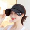 Empty Top Empty Top Sun Visor Hat Retractable Brim Golf Hat Casual Tennis Hat  Women