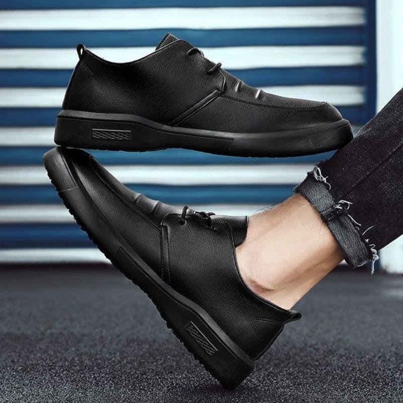 2024 Весна Новые мужские кожаные ботинки люксовый бренд британский стиль мужская деловая повседневная обувь лоферы модные универсальные туфли на плоской подошве плюс