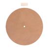 MDF Plaque - Rayher - 30cm - Hole for Clock - Brown - 4mm Thick
