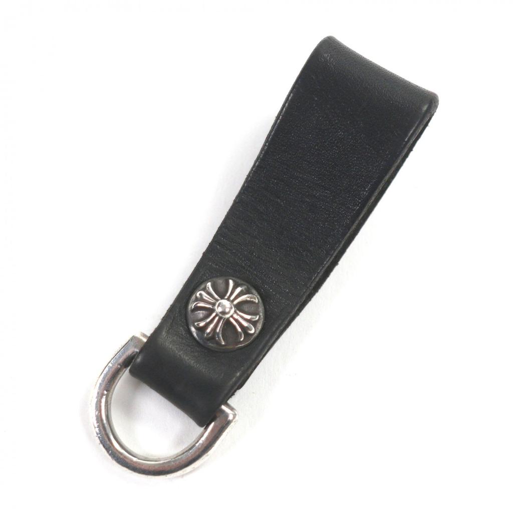 Great CHROME HEARTS key ring BELT LOOP D RING Belt loop black 925 mens Used