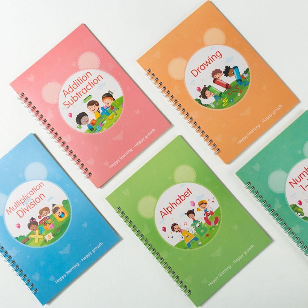 3D Children's Handwriting Book Reusable Writing Exercise Book  Primary School