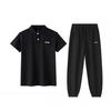 Минималистичная мода Удобный Простой Однотонный Универсальный Фитнес Дышащий Повседневный Спортивный костюм Мужские костюмы Черный APLU751-1+AYKT415-1