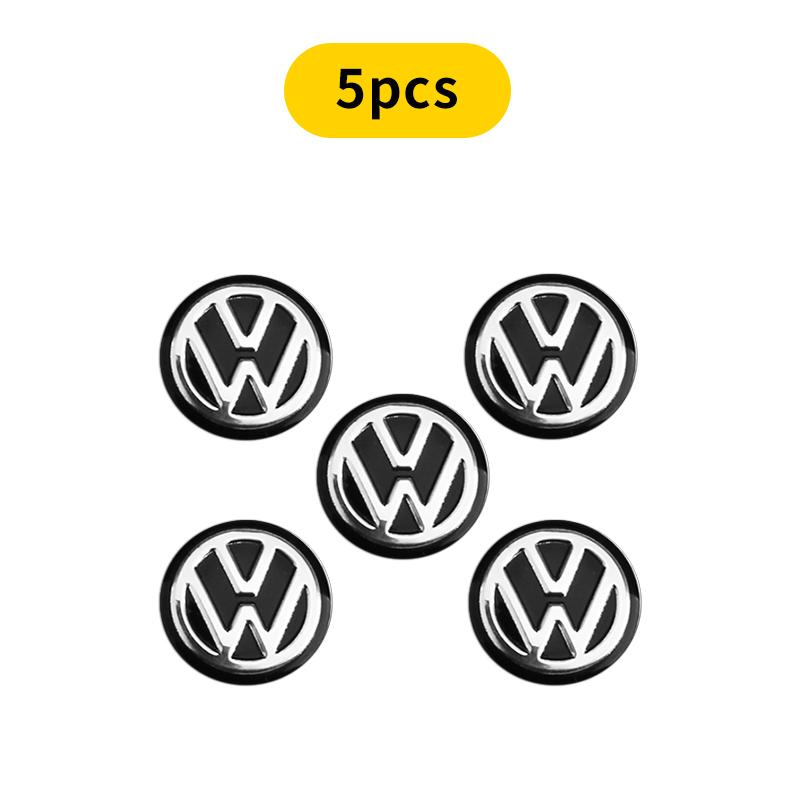 For VW 14mm Car Key Badge Emblems Replacement Car Key Stickers For Volkswagen VW Polo Passat B5 B6 B7 T4 T5 Golf 4 5 6 Tiguan Jetta GTI zs3
