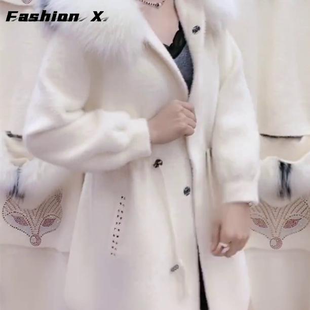 Пальто Модное классическое свободное женское пальто