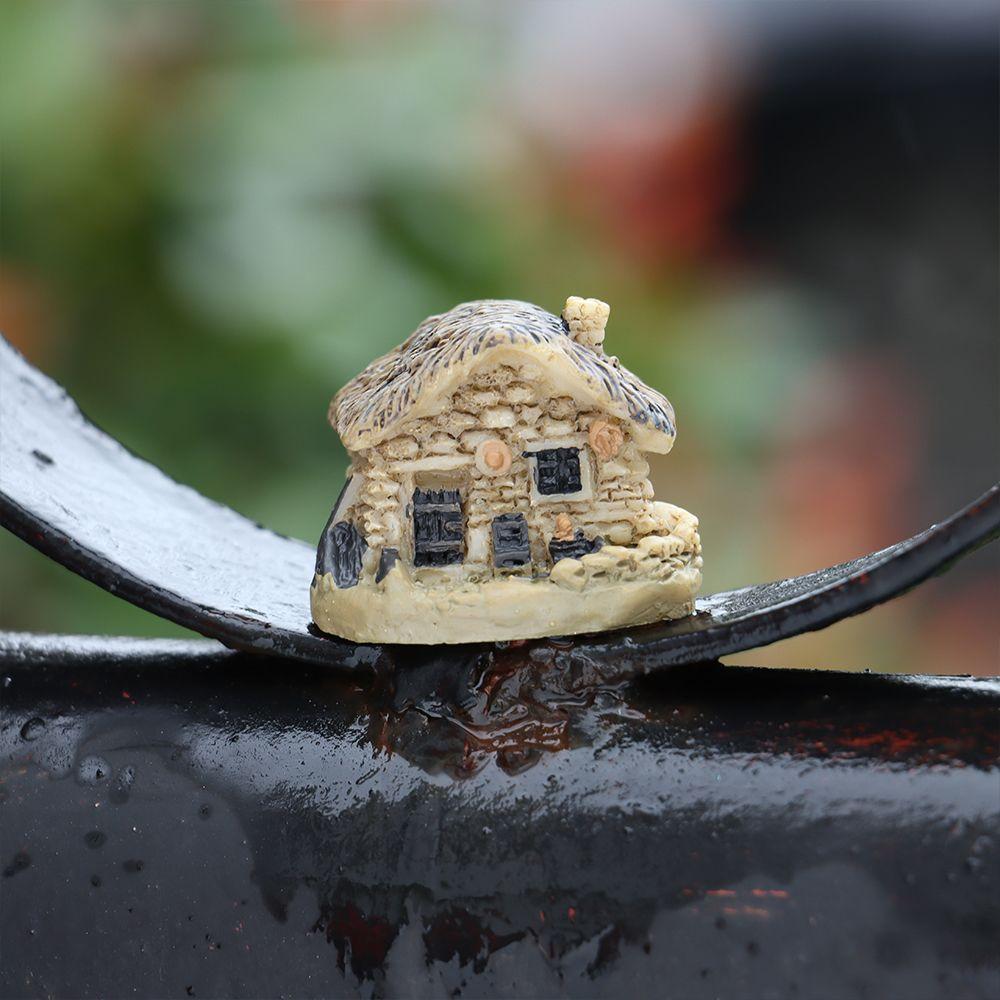 Building Statue DIY Landscaping Mini Crafts Garden Decoration Resin House Miniatures Figurines