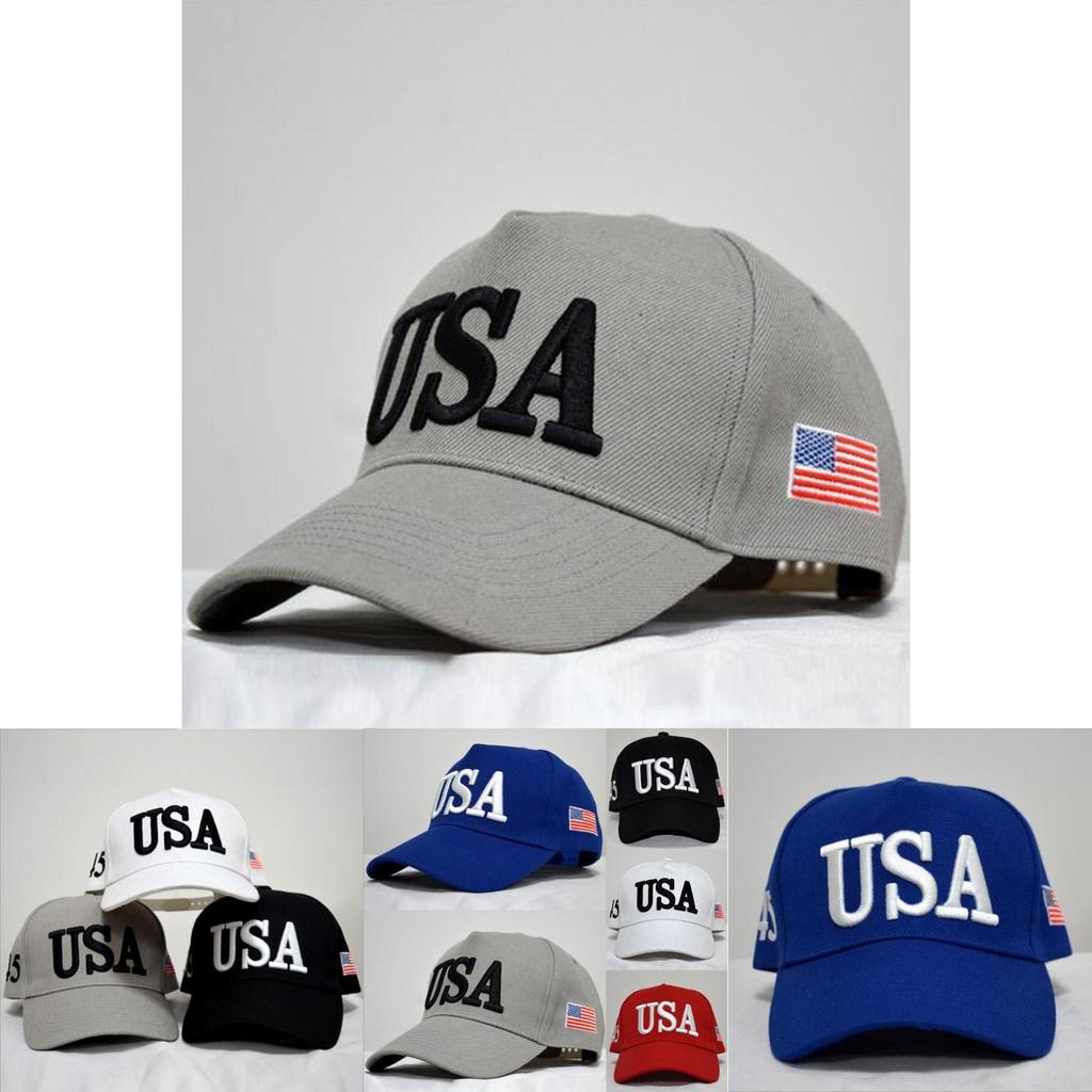 Usa Trump President Hat Make America Great Again Us Flag 5color Cap Cap Baseball