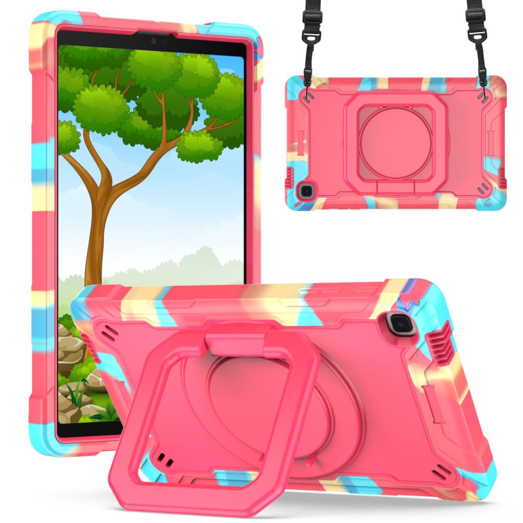 360 Rotating Case for Samsung Galaxy Tab A7 SM-T500 T505 T507 Lite T220 T225 A 10.1 T510 T515 A 8.0 T290 T295 Handle Grip Cover