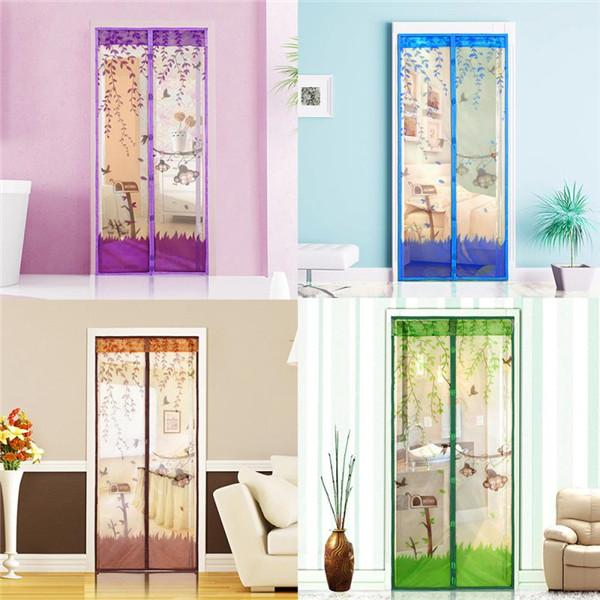 Magnetic Screen Door Curtain Anti-Mosquito Net Fly Insect Screen Mesh Automatic Closing New Strong Magnetic Door