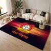 Custom Rug Bayer Leverkusen Football Pattern Print Name Text Soft Non‑Slip Floor Carpet for Home Indoor Decoration