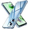 Case for Xiaomi Redmi Note 12 5G - Phonillico® - Shockproof - Flexible TPU - Transparent - Reinforced Protection