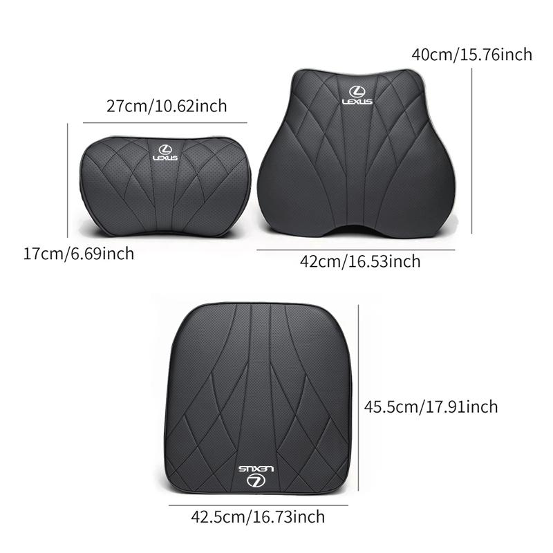 Чехлы на сиденья автомобиля Подушка Подголовник Подушка для шеи Поясничная поддержка Для Lexus FSPORT LBX NX RX 350h 450h ES UX 300e GS GX IS LS LX CT