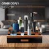3 Tiers Wooden Perfume Display Stand with Storage Drawer Large Capacity Desktop Perfume Organizer Storage Box