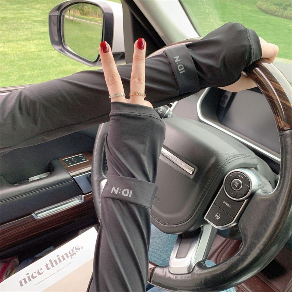 UV Insulation Sunscreen Sleeve Sun Protection Cycling Gloves Breathable Ice Silk Sleeves Outdoor