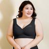 Plus Size Women's Thin Bra Reducing Bust Anti-Drooping One-Piece Seamless Underwear