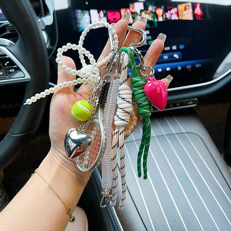 Bag Charm Handmade Baseball Personalized Creative Simple Diy Rope Pendant Tassels Trendy Accessory Gifts