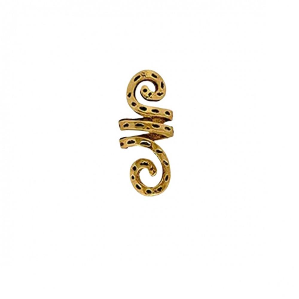 24Pcs Hair Braiding Hollow Out Hair Ring Dread Locks Hair Braid Tubes Dreadlocks Beads Women