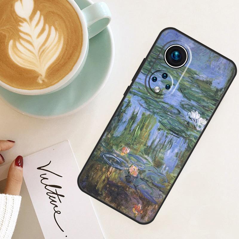 Клод Моне Сад Лотосов Для Honor Magic 7 Lite 6 8 Pro Чехол Для Honor 200 400 50 70 90 X8c X8b X9a X9b X9c X9d Win RT