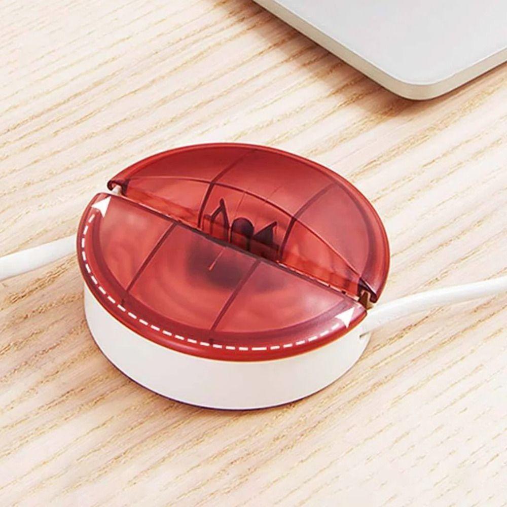 Крепежные коробки для организации кабелей Выдвижной ретрактор USB-кабеля Многоразовый настольный органайзер для кабелей Дом