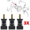 3X FOR A3 8L 8P A4 B5 B6 B7 A6 C5 C6 A8 D3 Q7 4L TT 8N R8 Secondary Air Pump Retaining Mount Buffer Stop Stopper Bracket