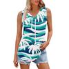 Women's Girl V Neck Tank Top Printing Casual  Top Tank Tops For Women Loose Fit Sleeveless Tops Flowy
