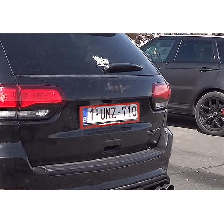 Universal American License Plate Frame With Screws Washer Caps Number Plate Car Stainless Plate Frame 6x12inch for Truck Vehicle License Plate Covers