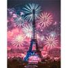 Акриловая живопись по номерам Пейзаж Убить время Масло Ручная роспись Эйфелевой башни Маркеры по номерам Настенное искусство Домашний декор
