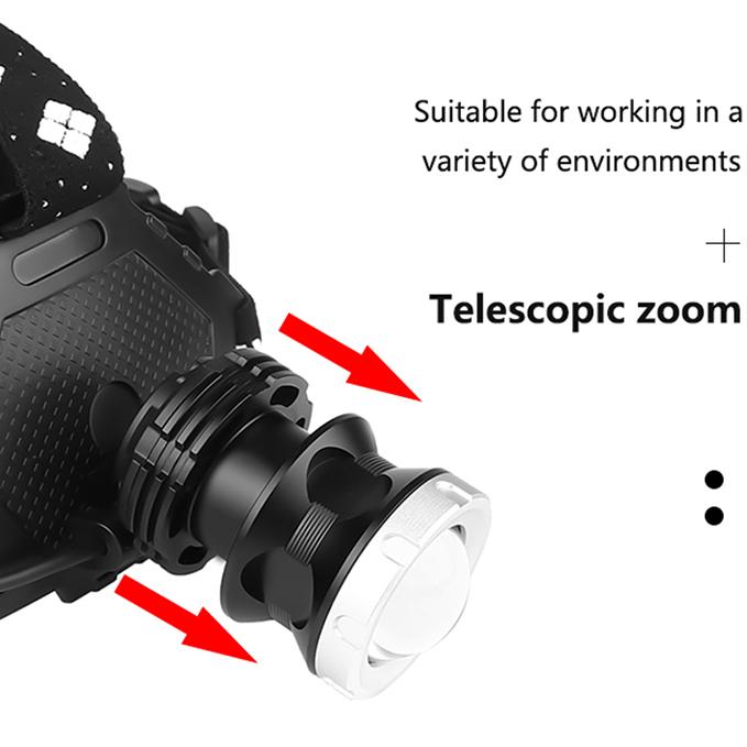 Супер яркий XHP90.2 USB перезаряжаемый светодиодный налобный фонарь XHP70.2 Самая мощная фара для рыбалки, кемпинга, ZOOM, фонарик с аккумулятором 3*18650