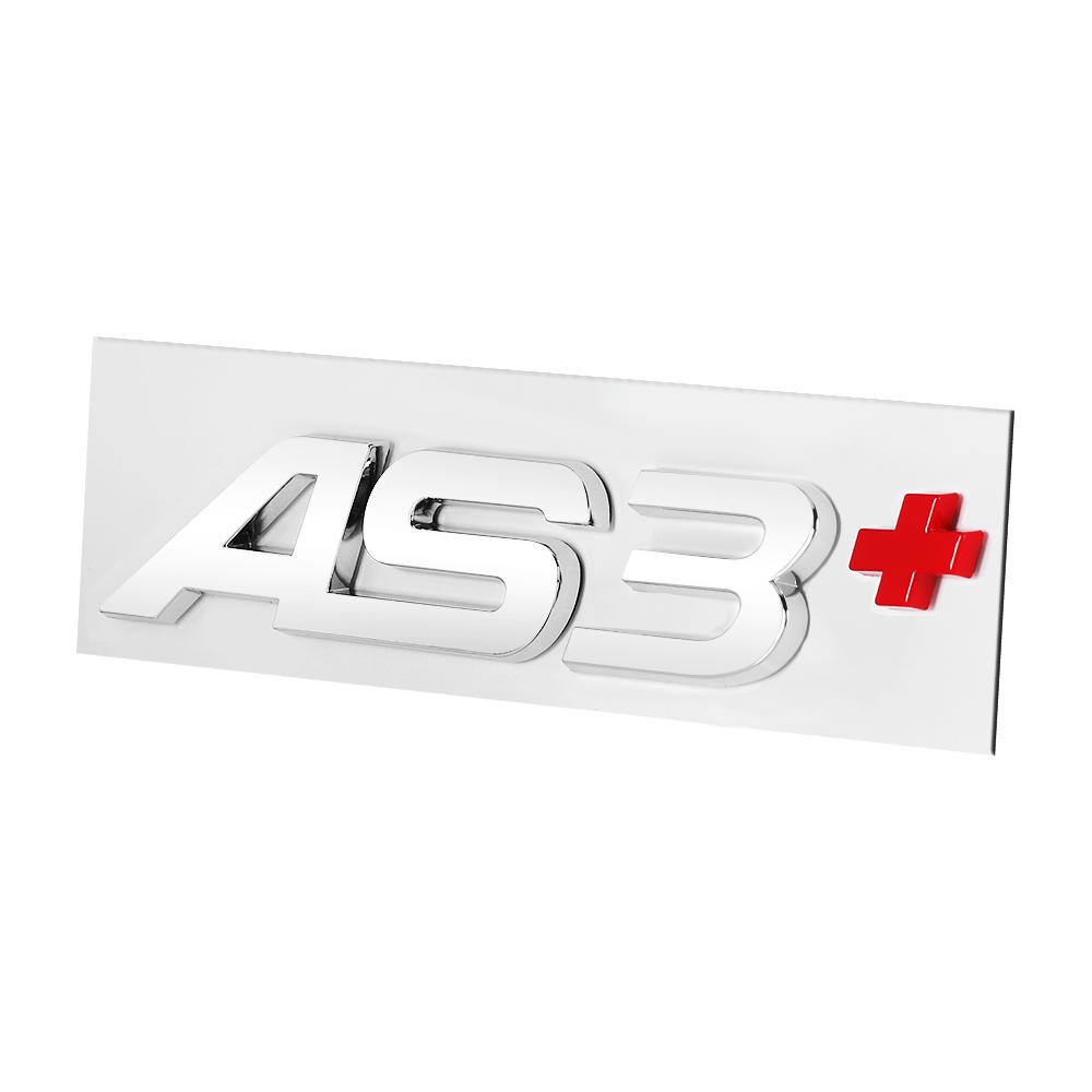 3D Алюминий Для s1 AS3 AS4 AS5 AS6 AS7 AS8 AS3+ AS4+ AS5+ AS6+ AS7+ AS8+ Буквы Эмблема Задняя Крышка Багажника Автомобиля Декорация Логотип Наклейка