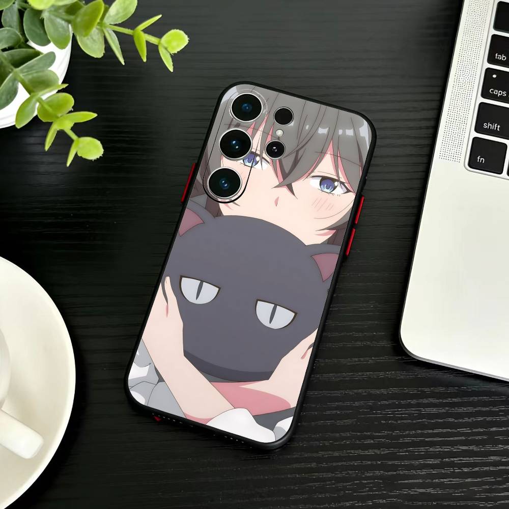 Чехол для телефона Kino Himari и Asanagi Yori Для Samsung S26,S25,S24,S23,S22,S21,S20,S30,Ultra,Plus,Fe,Note,5G Черный Чехол