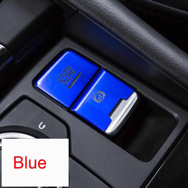 Автомобильный ручной тормоз, стояночный тормоз, авто удержание и мультимедийная кнопка, крышка, рамка, наклейка для Mazda 3 Axela CX-4 CX-5