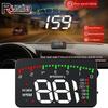 3,5-дюймовый проектор на лобовое стекло A900 OBD2 HUD, проектор показаний на лобовое стекло, спидометр, температура воды, обороты двигателя, напряжение, сигнализация, автозапчасть