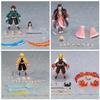 Demon Slayer Articulated Action Figures: Nezuko, Tanjiro, Zenitsu, Flame Pillar