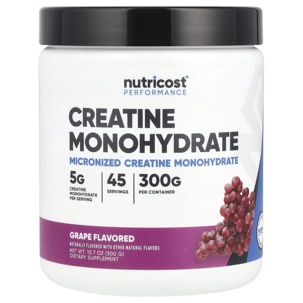 Athletic Performance, Creatine Monohydrate, Grape, 300G (10.7Oz)