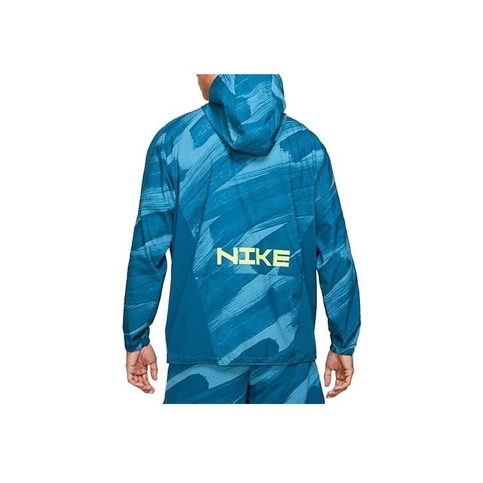 Nike Мужская спортивная куртка с капюшоном и молнией до середины Dri-FIT Sport Clash Синяя DD1724-476