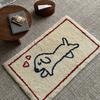 Милый питомец Любовь Сердце Щенок Ковер Плюшевый Теплый Нескользящий Ковер для Спальни Прихожий Ковер в Стиле Инс Домашнее Украшение Напольный Коврик