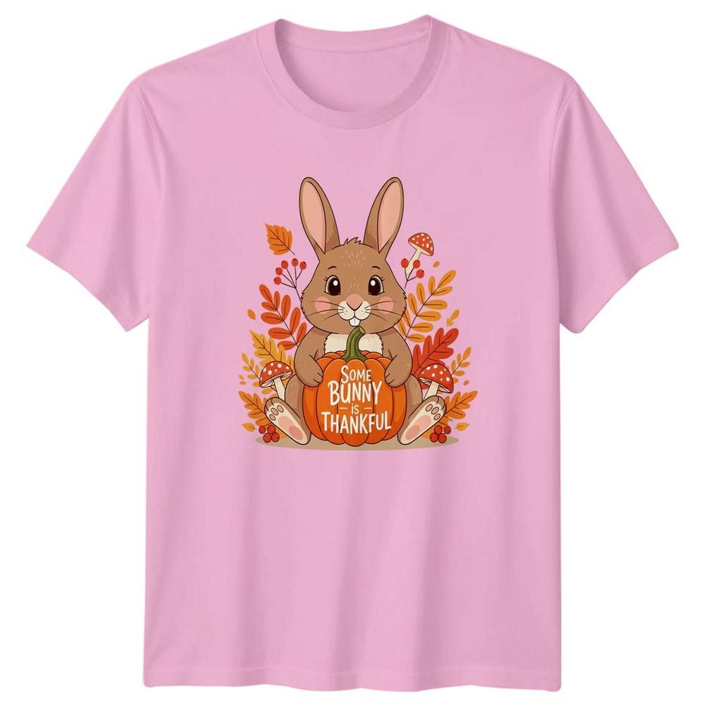 Some Bunny Is Thankful TShirt Autumn Bunny Thanksgiving Thanksgiving Gift