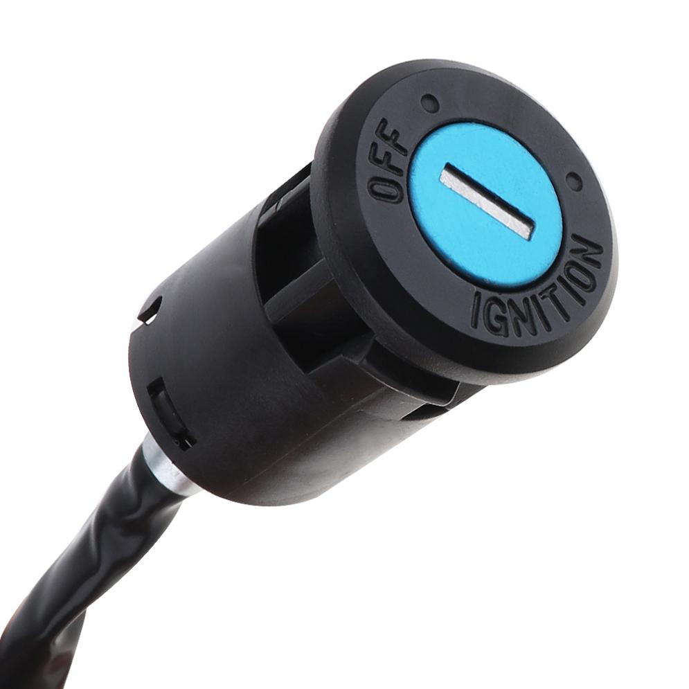 4 провода, универсальные 2 ключа зажигания, пусковой выключатель, дверной замок, аксессуары для мотоциклов для ATV Go Kart Scrambling