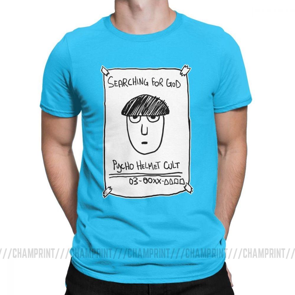 Fashion Mob Psycho 100 Where Is He T Shirt For Men Round Neck 100 Cotton