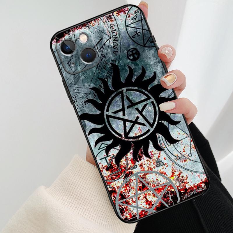 Чехол для телефона Supernatural TV для iPhone 13 12 11 14 15 16 Pro Max Mini X XS Max XR Plus Чехол Задняя крышка