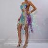 Sexy Sequin Backless Nightclub Dress for Women - Colorful & Chic (2025)