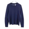 Long Sleeve Crew Neck Sweater M Navy Knit Men's Used