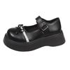 Women's Loafers 2025 Spring British Style Platform Mary Jane Shoes Woman Japanese Jk Uniform Bow Lolita Shoes Women Single Shoe