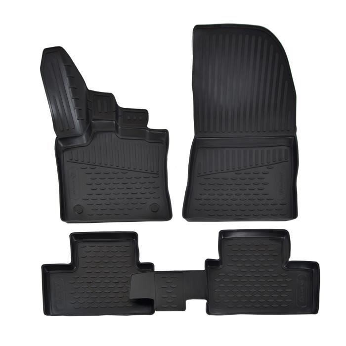Tapis De Sol - Exclusive - Compatible Captur 2019 - Caoutchouc - 4 Pièces - Toutes Saisons