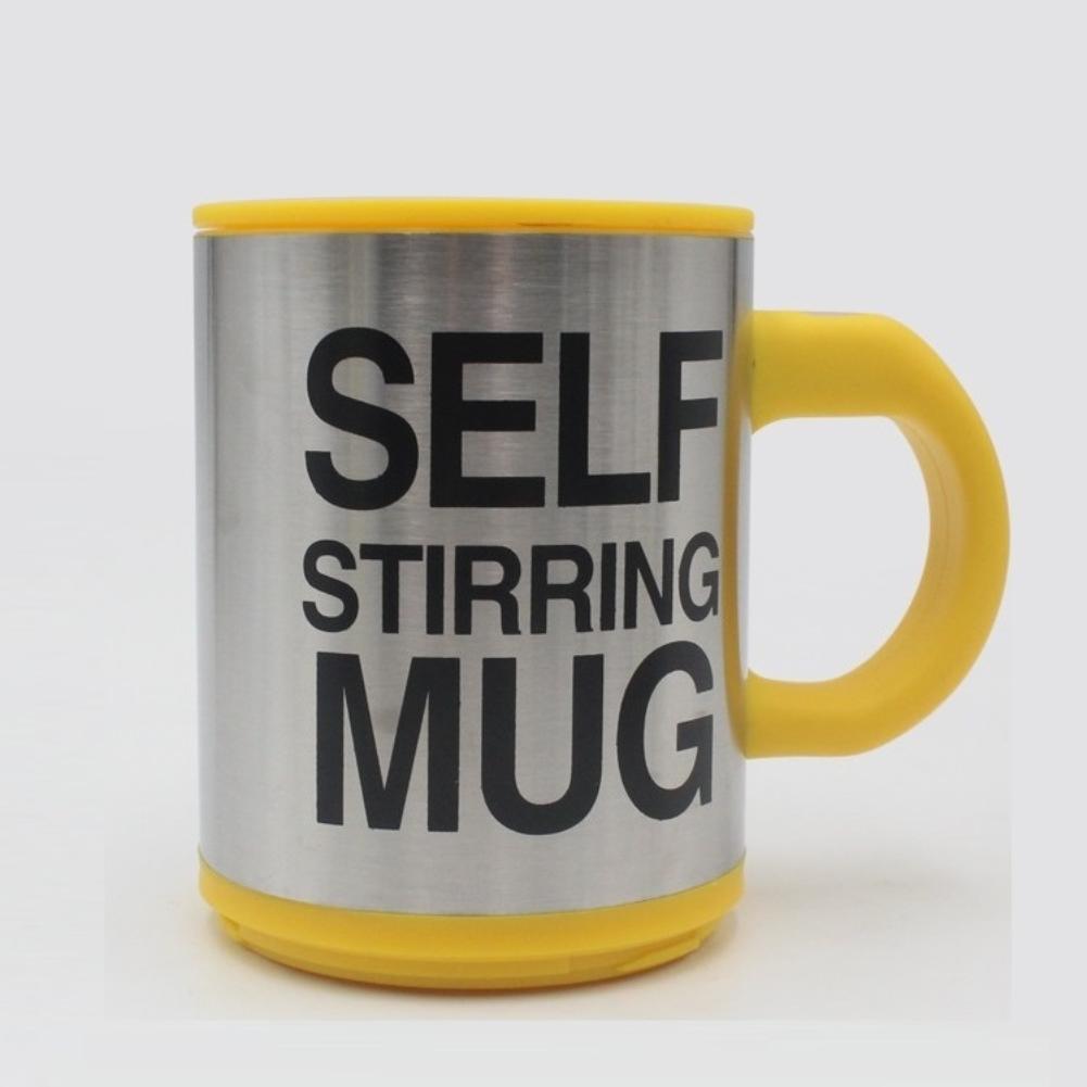 Автоматическая кружка для перемешивания, электрическая ленивая чашка для самостоятельного перемешивания, чашка для кофе, молока, умное перемешивание, чашка для смешивания сока из нержавеющей стали