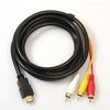 Hdmi-compatible To 3rca Converter Adapter Cable Cord For